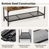 Industrial Kitchen Buffet Sideboard with Wine Rack and 2 Doors